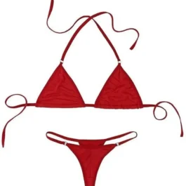 Red Bra & Panty Set for Love Moments