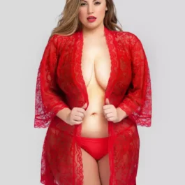 Net Fabric Babydoll Red For Hot Love Moments